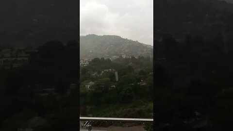 Rain again at muzaffarabad Kashmir Pakistan
