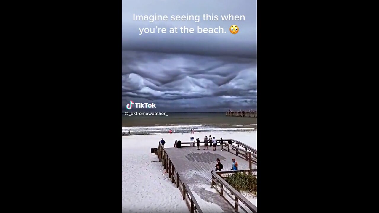 Everything is just normal on the beach