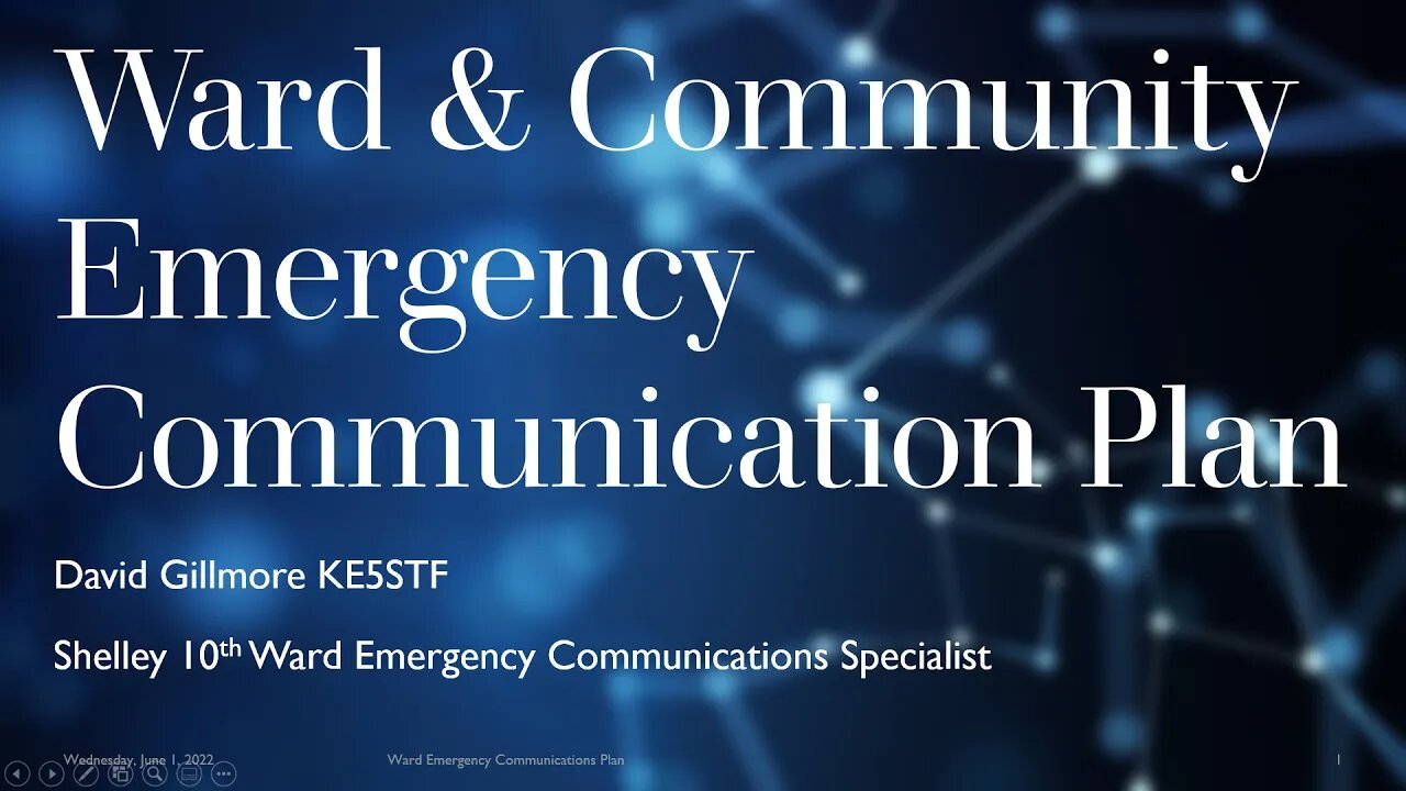 Ward & Community Emergency Communications Plan