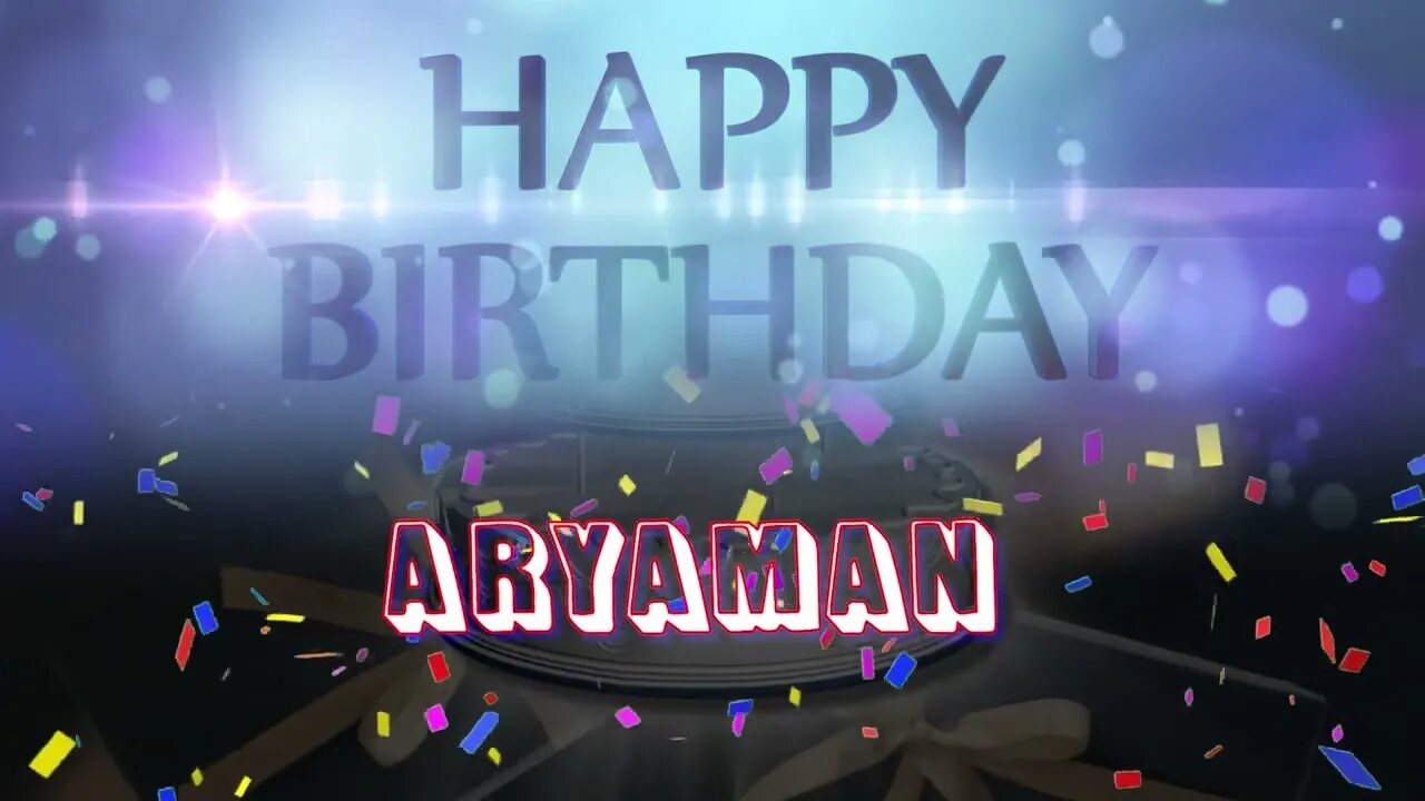 Wish you a very Happy Birthday Aryaman from Birthday Bash