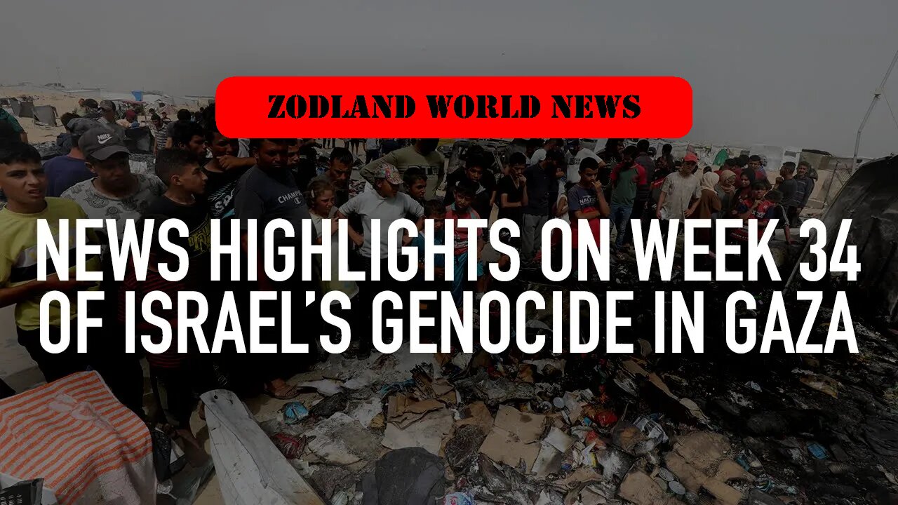 ►🚨▶◾️⚡️⚡️🇮🇱⚔️🇵🇸 News highlights on week 34 of Israel's genocide in Gaza | Nora Barrows-Friedman