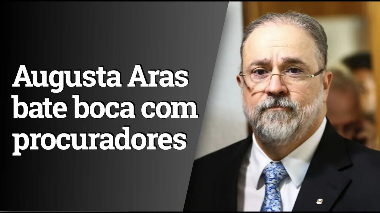 Augusto Aras bate boca com procuradores que o criticaram por fala sobre a Lava Jato