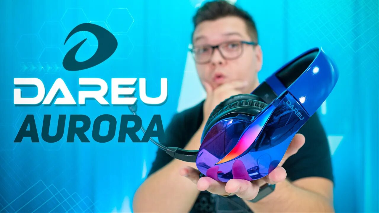 Headset Dareu AURORA - INSANO e DIFERENTE DE TUDO!