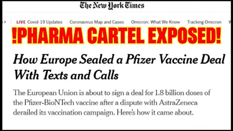 🔴Pharma Cartel Revealed ⚖ MUST KNOW🔴