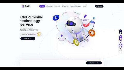 Raxi Cloud Mining Earn Passive Income