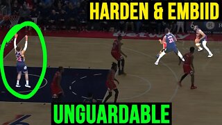 Harden + Embiid = UNGUARDABLE