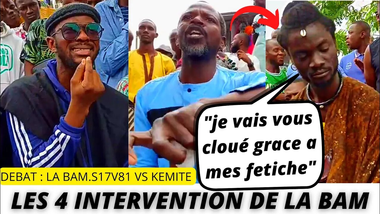 Je vous montre les 4 interventions de la #Bam.s17v81 face aux #kemites II 🔥Chaud🔥#cotedivoire