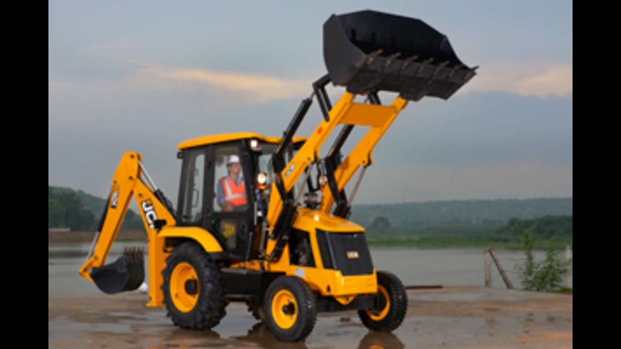 Washing with Fun JCB 3dx Eco | Kirlosker JCB Backhoe and Tata Truck Washing in Village Pond