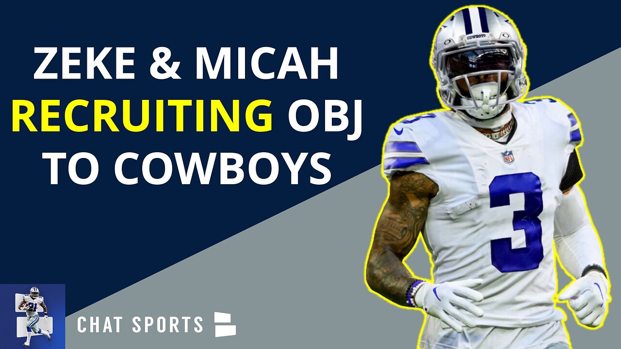 MORE Odell Beckham To The Cowboys Rumors | Ezekiel Elliott & Micah Parsons RECRUITING OBJ To Dallas