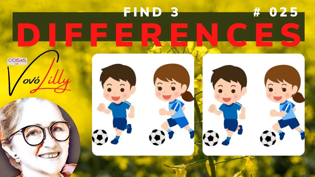 FIND THE THREE DIFFERENCES | # 025 | EXERCISE YOUR MEMORY