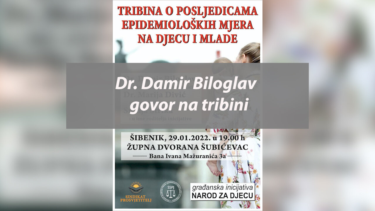 Tribina Šibenik 29.01.2022. dr. Damir Biloglav