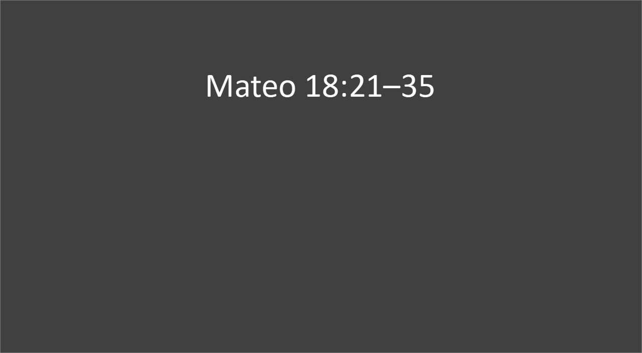 Mateo 18:21–35