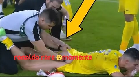 Ronaldo Very Rare Moments😮