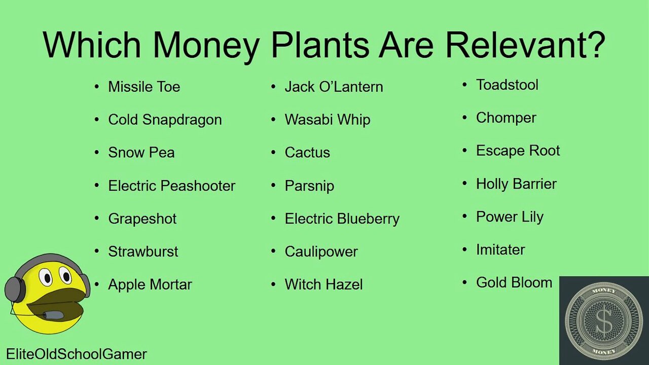 Plants vs Zombies 2 - Strategy - Which Money Plants are Still Relevant - November 2023