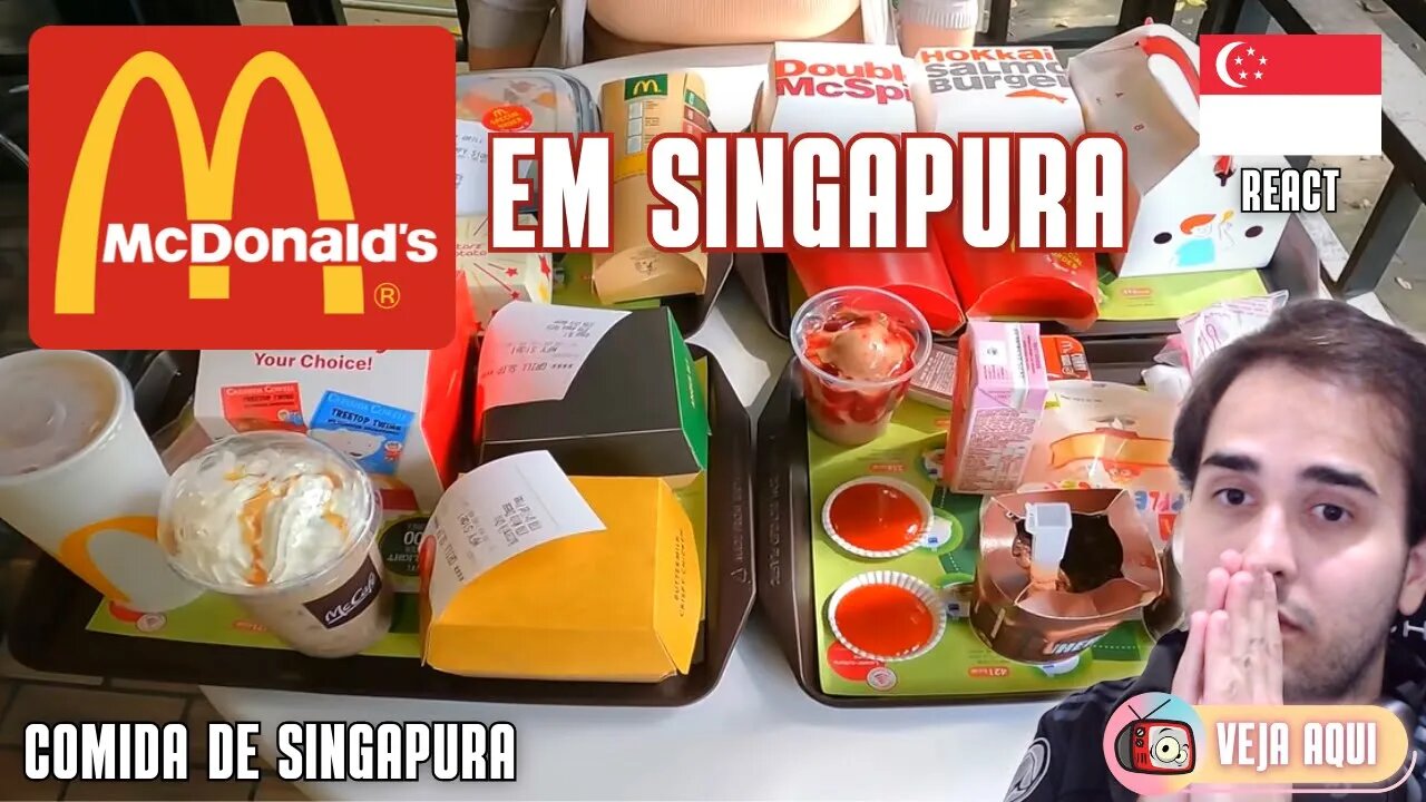 McDonald's em SINGAPURA: o que tem de DIFERENTE no CARDÁPIO? | Veja Aqui Reacts