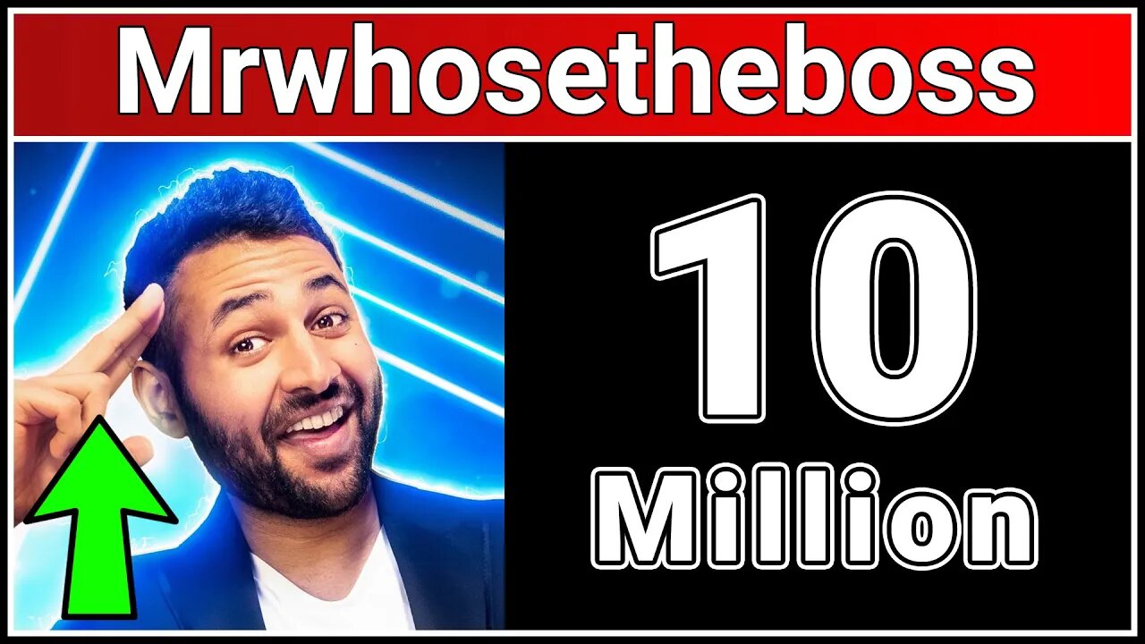 Mrwhosetheboss Hit 10 Million Subscribers!