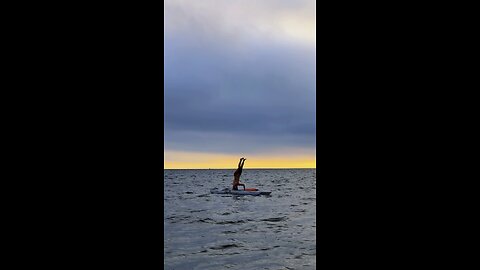 lil sunrise paddle with friends