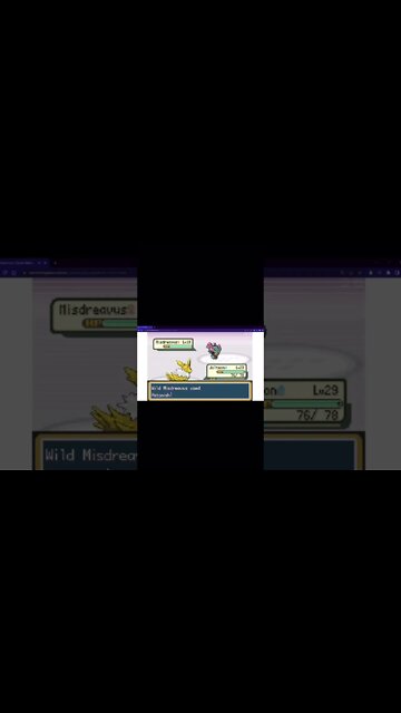 Pokémon FireRed - Wild Misdreavus Used Astonish!