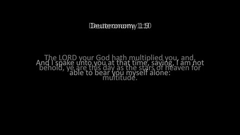 Deuteronomy Chapter 1