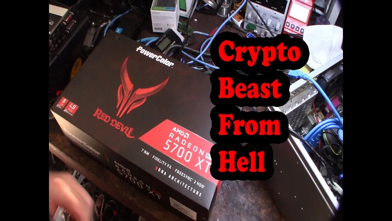Powercolor Red Devil RX 5700 XT Mining Rig Review 50+ MH/s stock for Ethereum Ravencoin