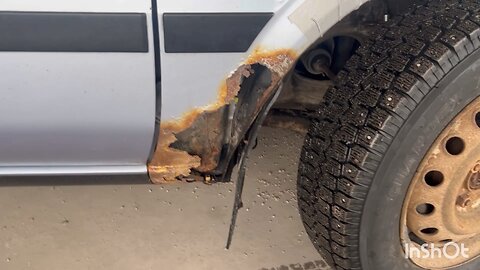 The old car B4 after