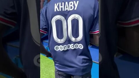 thanks @PSG - Paris Saint-Germain WHO’S YOUR FAVORITE PLAYER #messi #khabylame #shorts