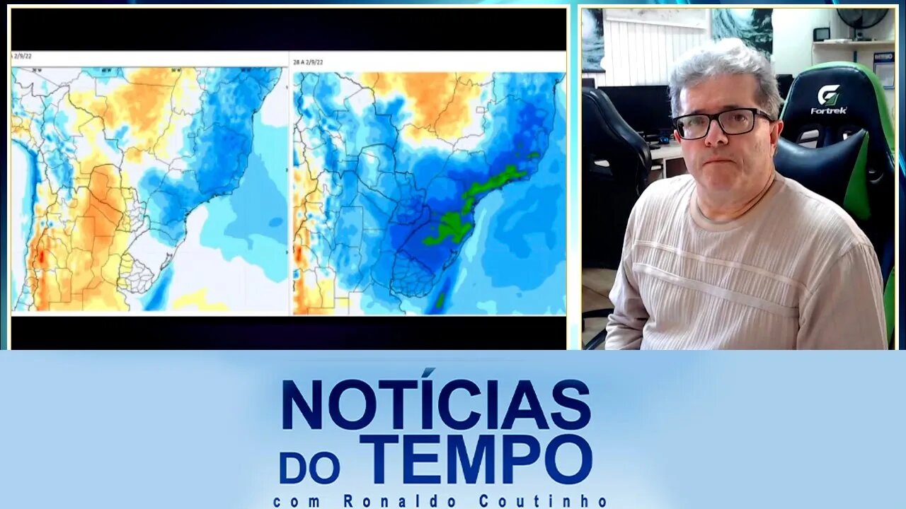 Meteorologia indica nova frente fria Setembro com chuvas irregulares