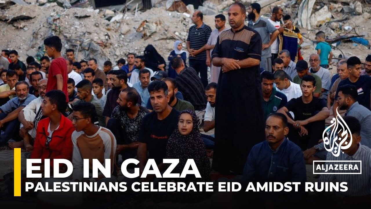 Palestinians try to hold on to Eid happiness amid devastation in Gaza