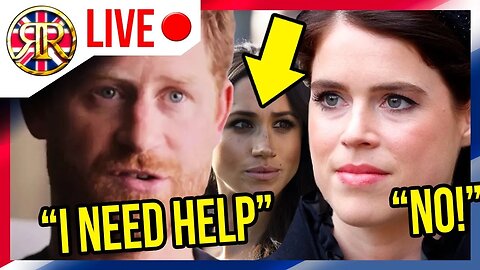 Harry BEGGED Eugenie for HELP with Meghan… DENIED!