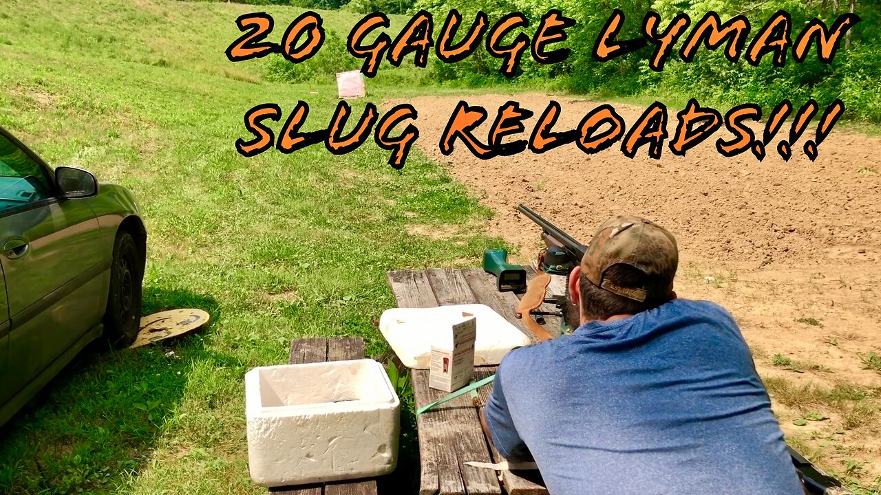 Lyman 20 Gauge Pellet Slug Reloads Range Testing!