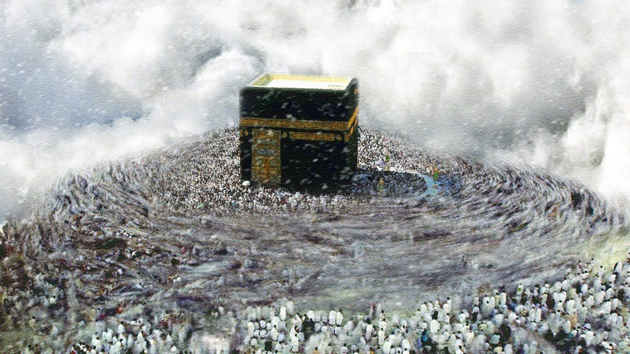 Mecca now! Kaaba was blown away by the wind! The wind speed is 310 km/h! The world is in shock!