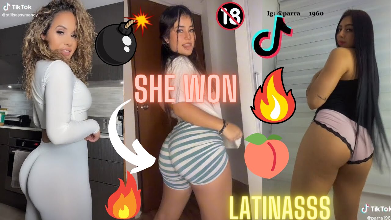 Latina TikTtok Twerk 😍😘 | Sexy Girls TikTok Big Ass Twerking