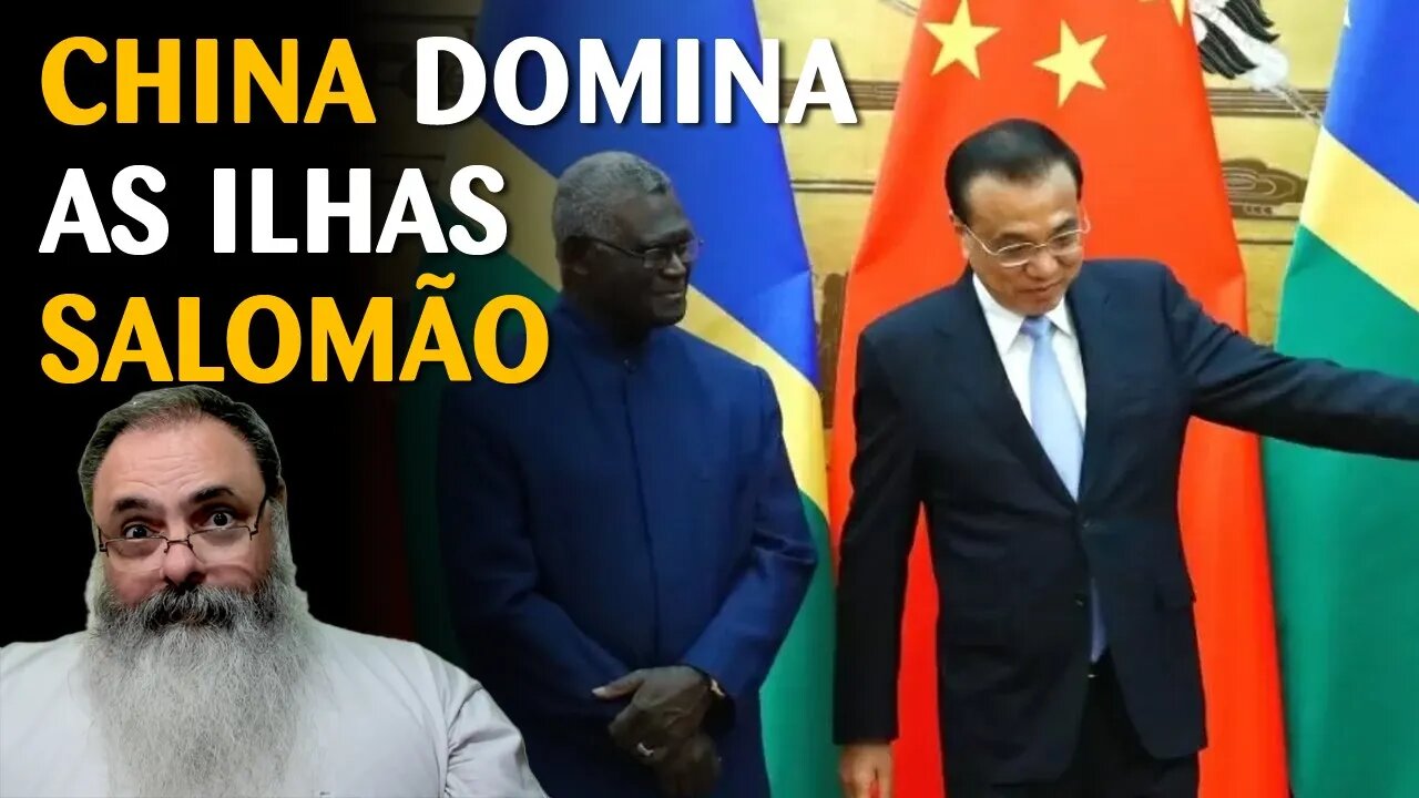 China faz acordo com as Ilhas Salomão para proteger presidente pró-china de protestos