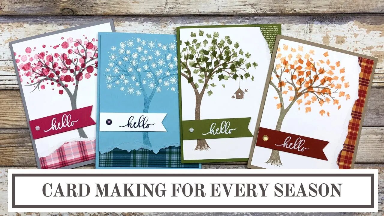 Life Is Beautiful Stampin Up - Cards For Every Season