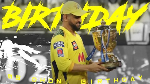 MS DHONI - BIRTHDAY EDIT | Ms DhoniBirthday Status | Bloody Marry Song Edit | MsDhoni Edit Status