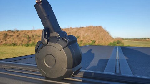 MagPul 50 Round Drum for Glock PCC - First shots. Hollow Point feeding issues?