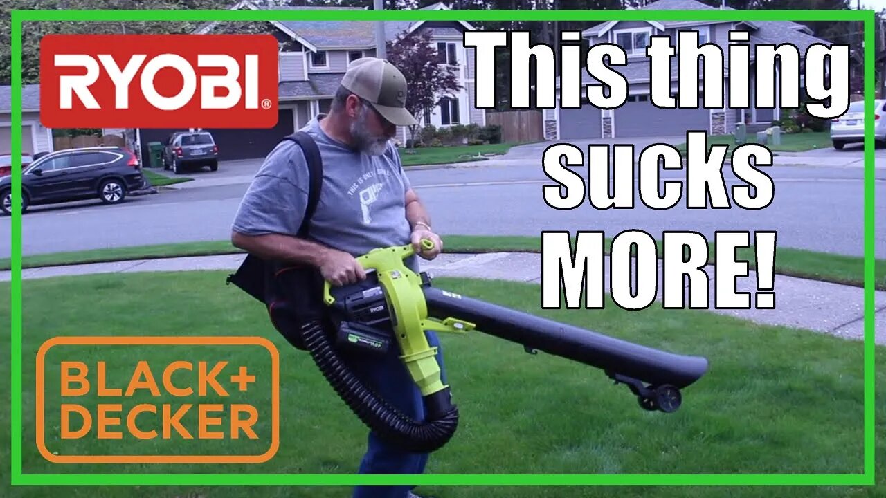 The best Ryobi Leaf Vacuum setup ever! | Making tools better with 3D Printing! | 2022/010