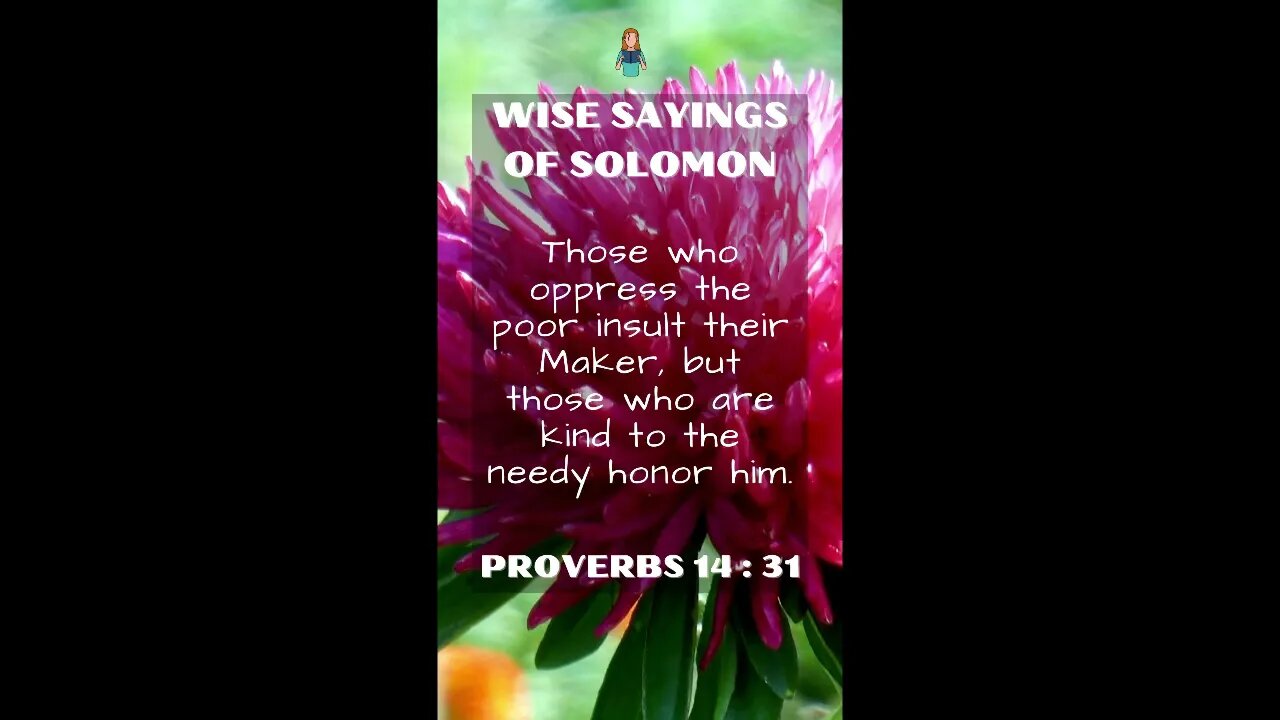 Proverbs 14:31 | NRSV Bible | Wise Sayings of Solomon