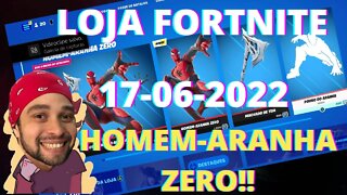 LOJA FORTNITE HOJE HOMEM-ARANHA ZERO DESCONTO V-BUCKS 17-06-2022