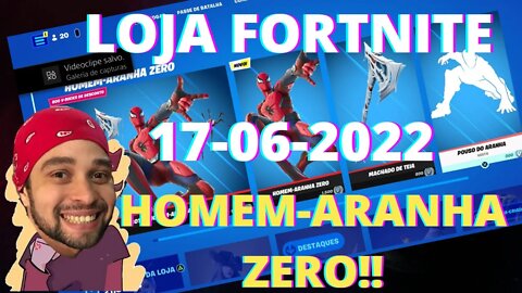 LOJA FORTNITE HOJE HOMEM-ARANHA ZERO DESCONTO V-BUCKS 17-06-2022