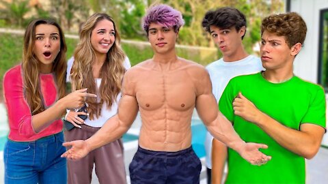 PRANKING MY FRIENDS WITH MY NEW BODY!!