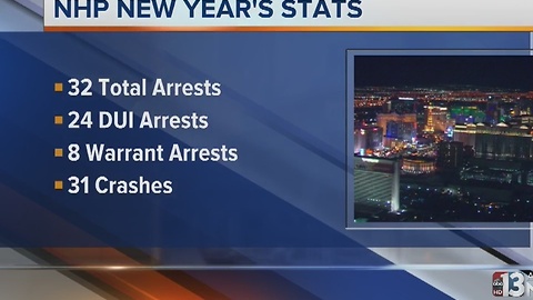 Nevada Highway Patrol releases New Year's stats