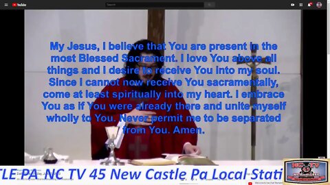 NCTV45 CATHOLIC MASS FROM HOLY SPIRIT PARISH (ST JAME’S SITE) JUNE 5 2020 FRIDAY