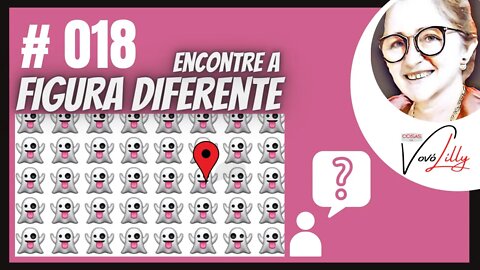 ENCONTRE A FIGURA DIFERENTE | # 018 | FIND THE DIFFERENT FIGURE