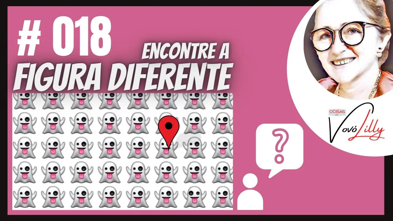 ENCONTRE A FIGURA DIFERENTE | # 018 | FIND THE DIFFERENT FIGURE