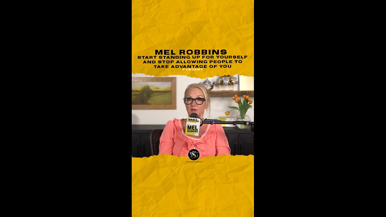 @melrobbins Start standing up for yourself and stop allowing people to take advantage of you