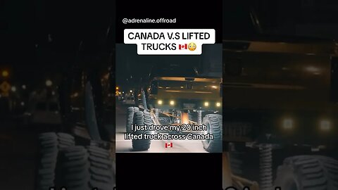 Pulled over AGAIN for my LIFTED Truck In Canada… 🇨🇦🚔🚨 #liftedtrucks