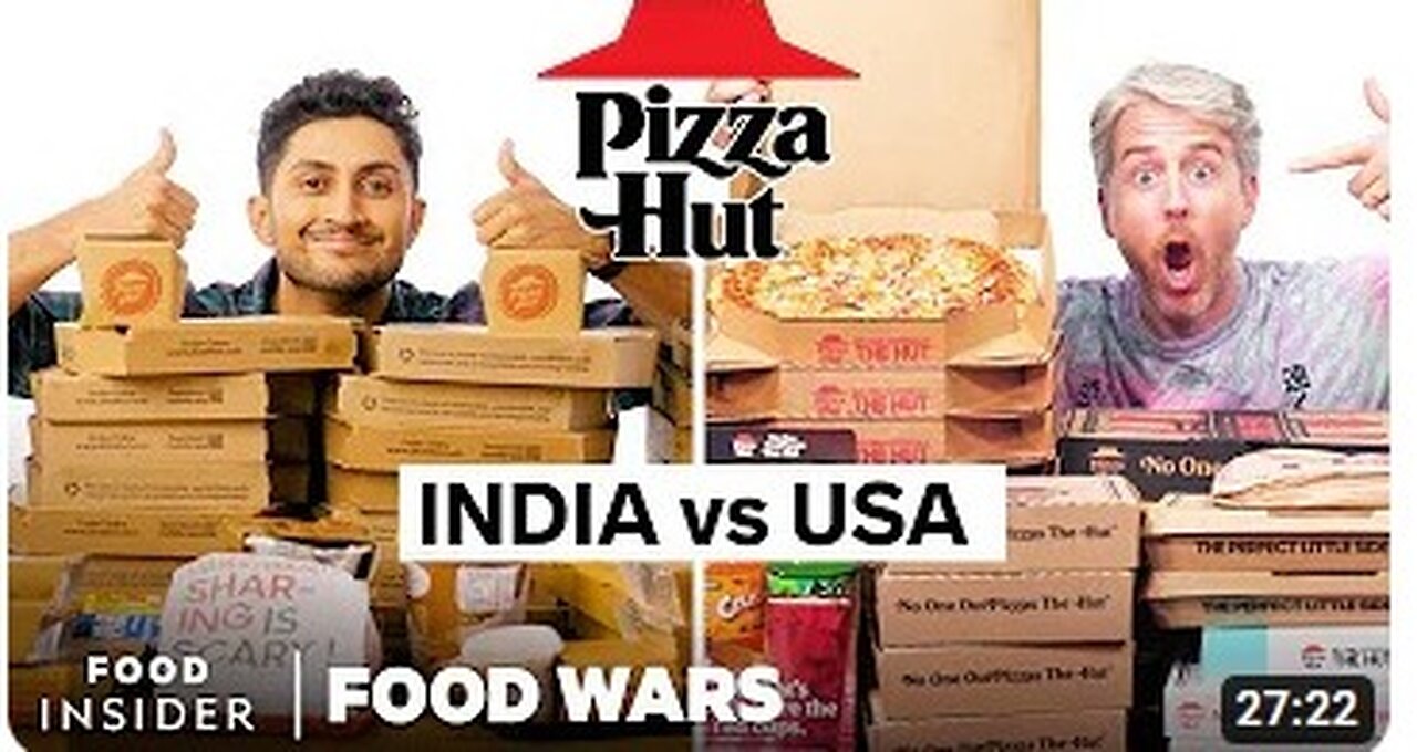 US vs India Pizza Hut | Food Wars | Food Insider