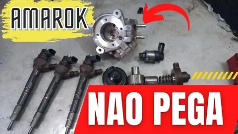 Amarok 2.0 Diesel NÃO PEGA. Veja Como RESOLVER O PROBLEMA!! #motor #mecanica