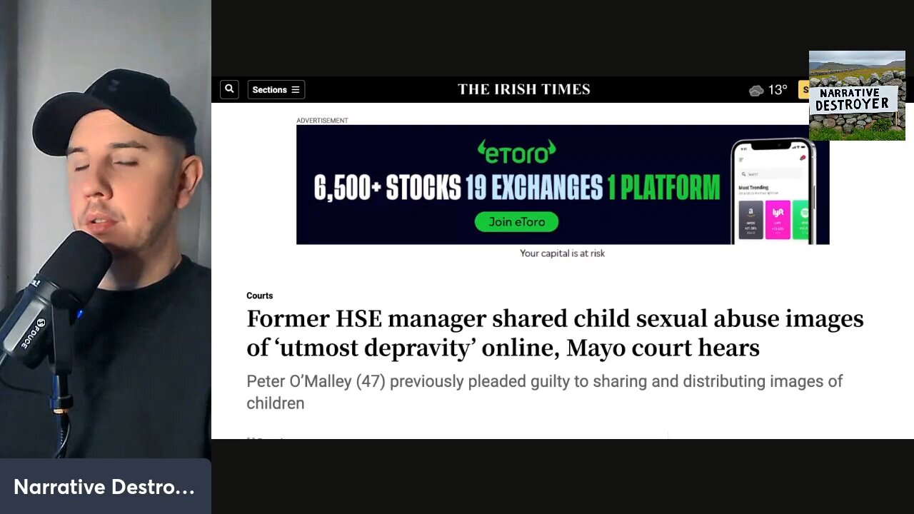 INTERNATIONAL PAEDOPHILE RING EXPOSED IN IRELAND 🇮🇪